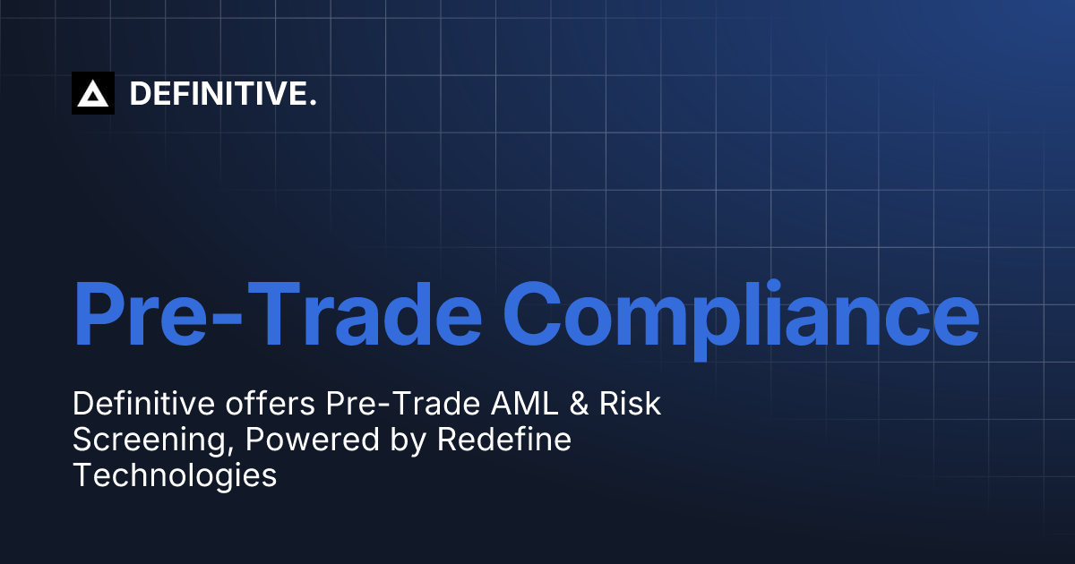 Pre trade compliance definitive 
